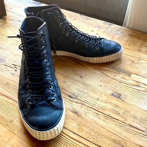 John Varvatos high top sneaks 9.5